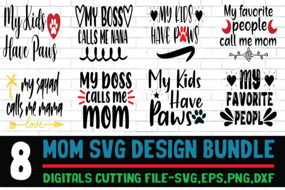 8 Mom SVG PNG Files: An Embroidery Designer’s Review