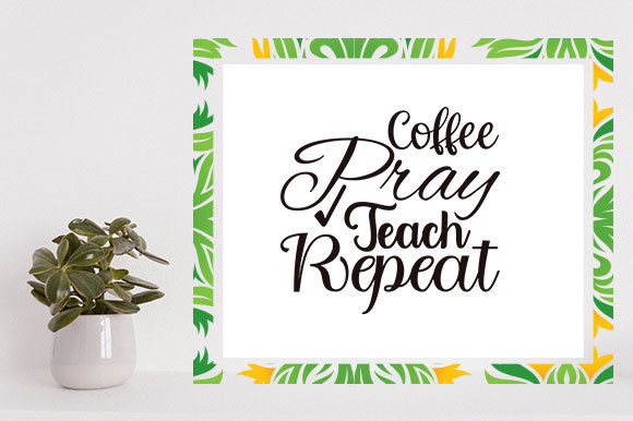 Homeschool Mom SVG: Coffee Pray Design Review