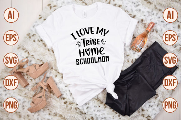 I Love My Tribe Homeschool Mom SVG Review