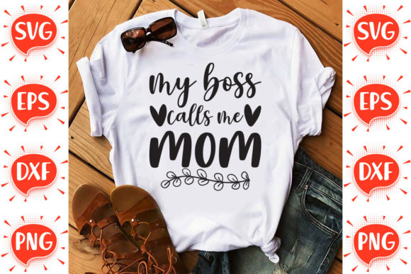 My Boss Calls Me Mom SVG: Embroidery Review
